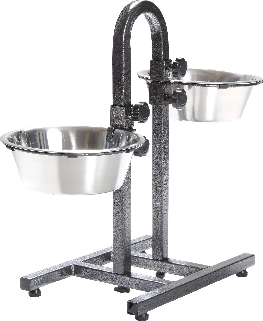 Set nerez misek v nastavitelném stojánku Trixie 2x2,8l