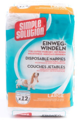 Simple Solution Plenkové kalhotky pro psy L 12 ks