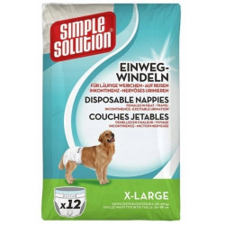 Simple Solution Plenkové kalhotky pro psy XL 12 ks