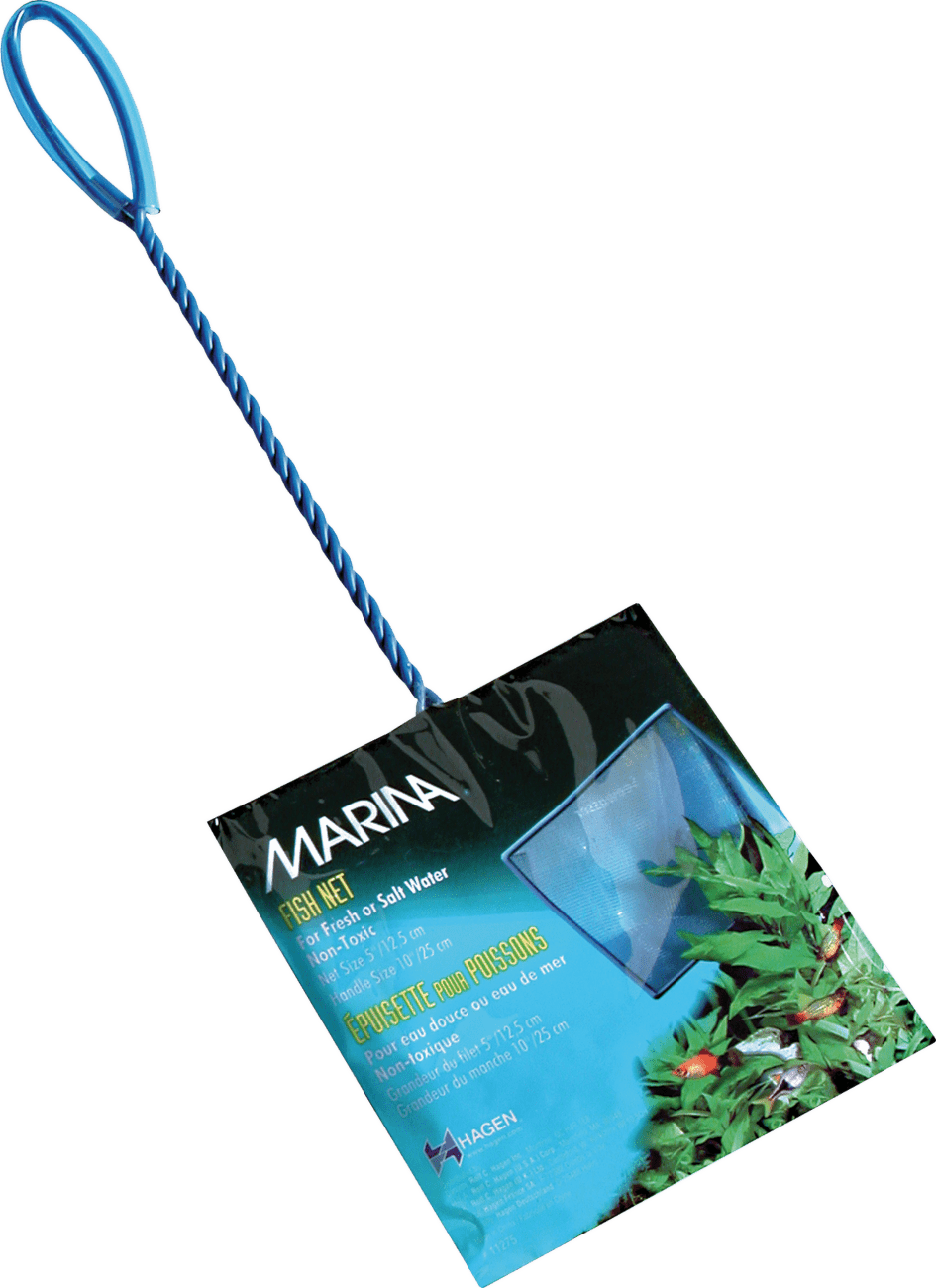 Síťka MARINA akvarijní modrá jemná 12,5cm