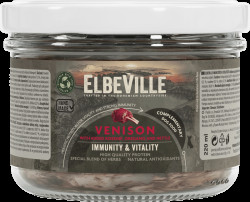 Sklenice Elbeville Imunity & Vitality zvěřina s přidaným šípkem, dobromyslem a kopřivou 220 ml