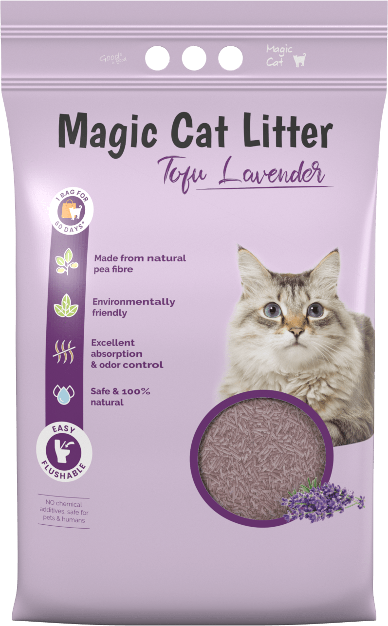 Stelivo Magic Litter Tofu levandule 12l