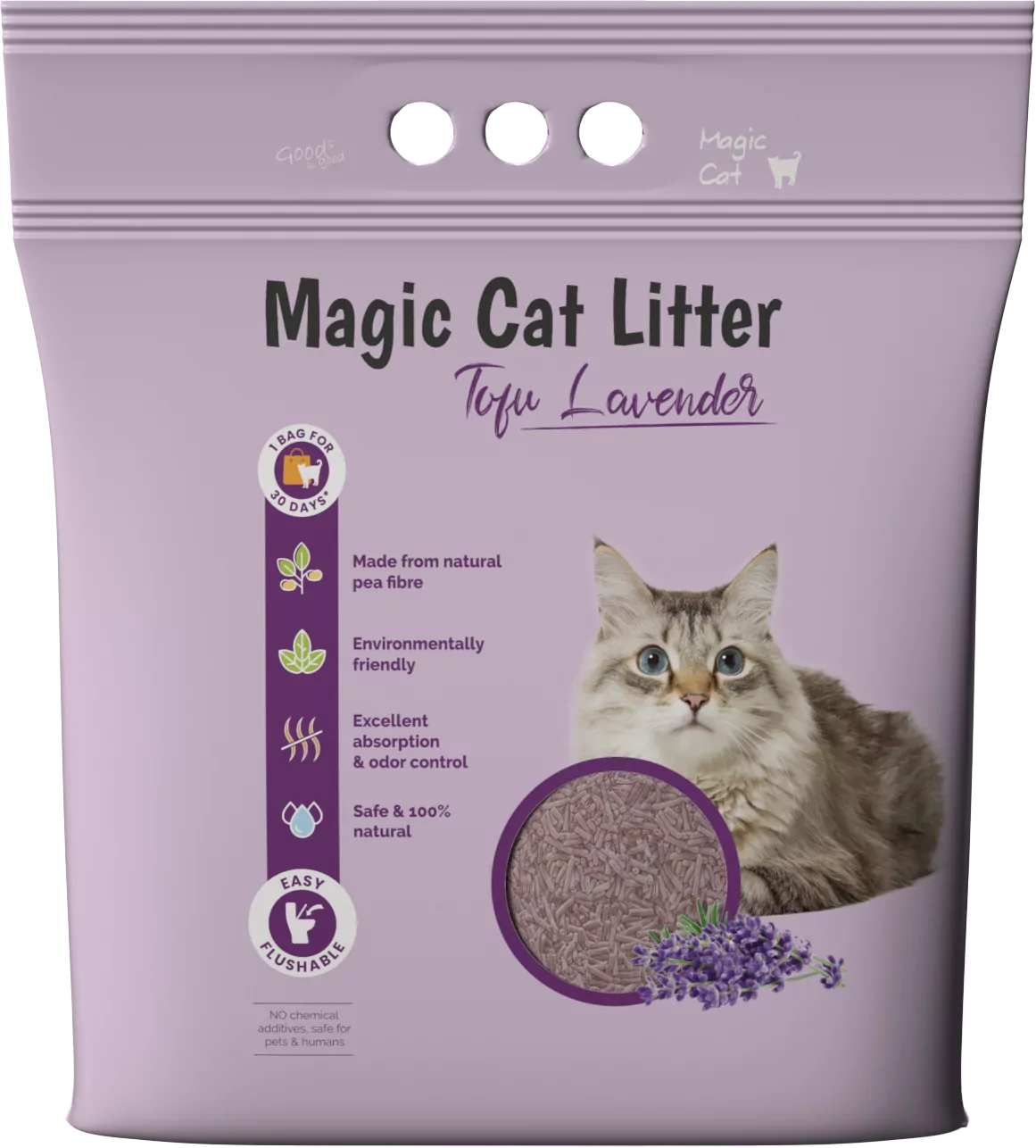 Stelivo Magic Litter Tofu levandule 6l