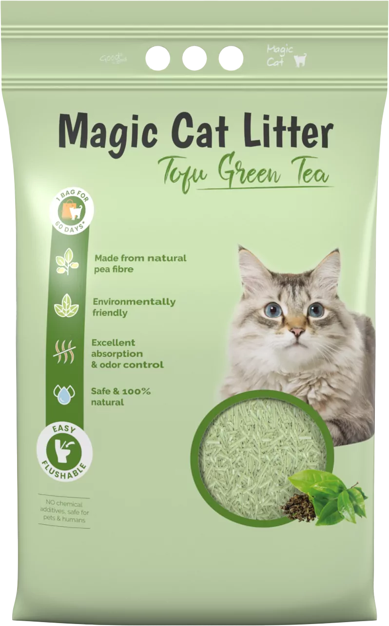 Stelivo Magic Litter Tofu zelený čaj 12l