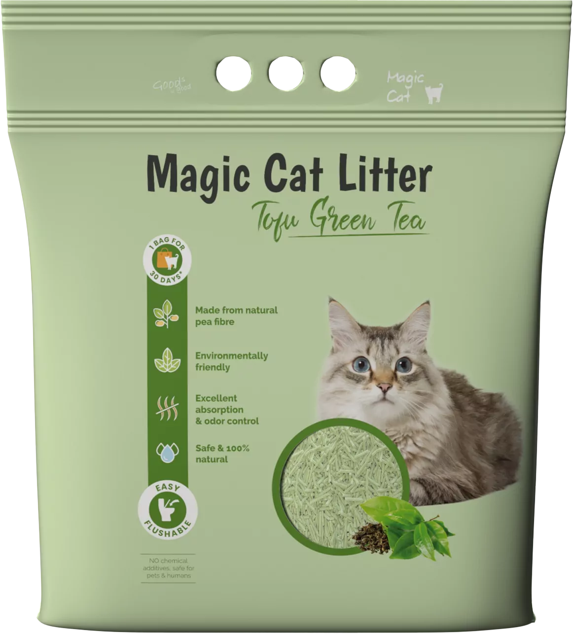 Stelivo Magic Litter Tofu zelený čaj 6 l