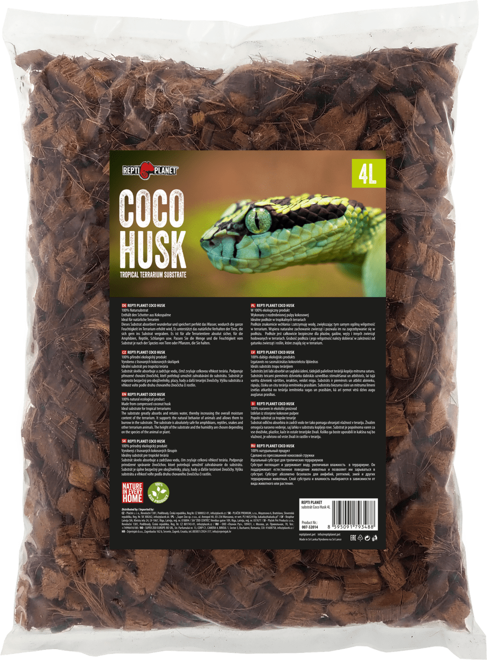 Substrát Repti Planet Coco Husk 4l