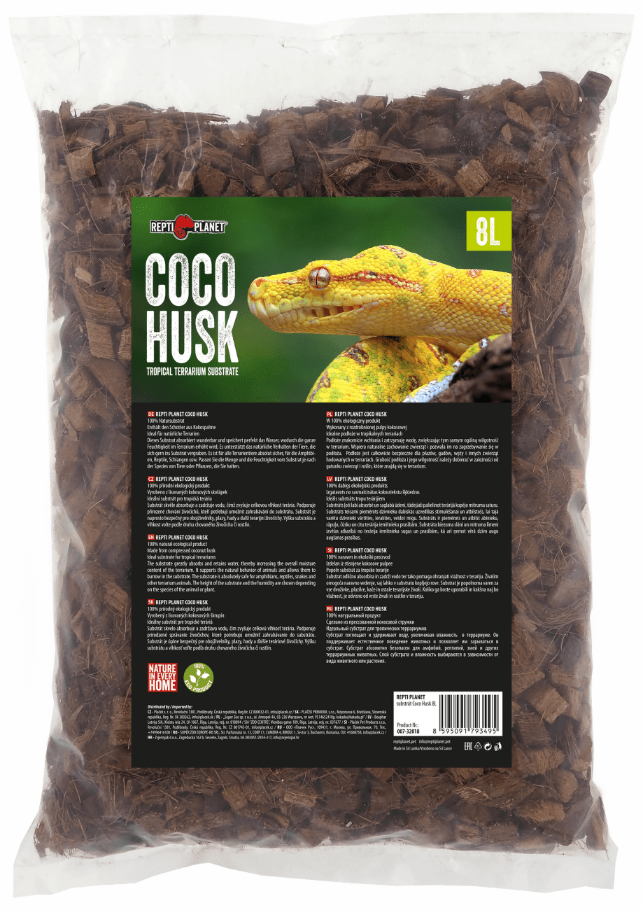 Substrát Repti Planet Coco Husk 8l