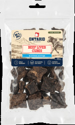 Sušené hovězí játrové kostky Ontario Pure Nature 100 g