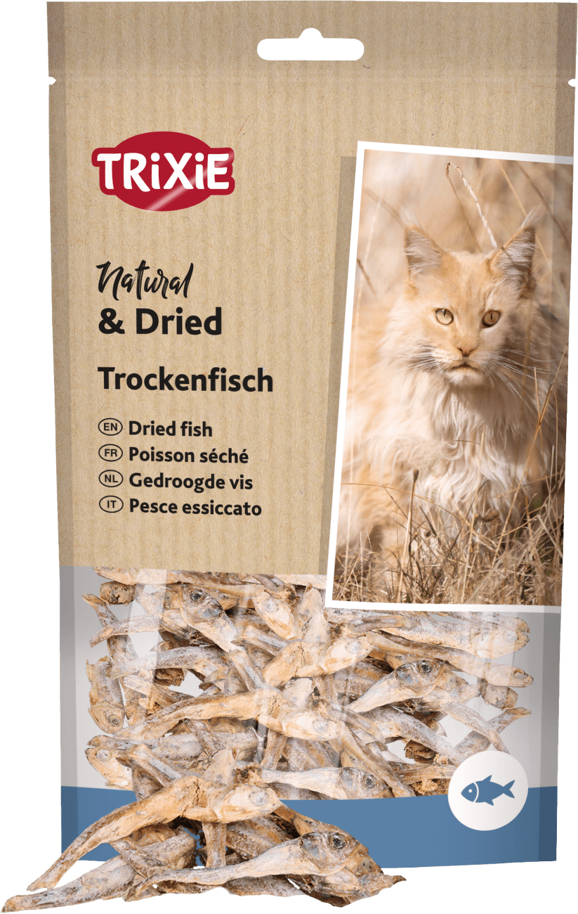 Sušené rybičky Trixie pro kočky 50g