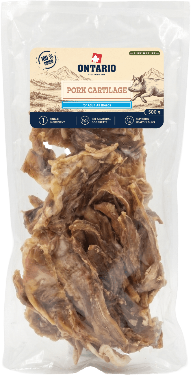 Sušené vepřové chrupavky Ontario Pure Nature 500 g