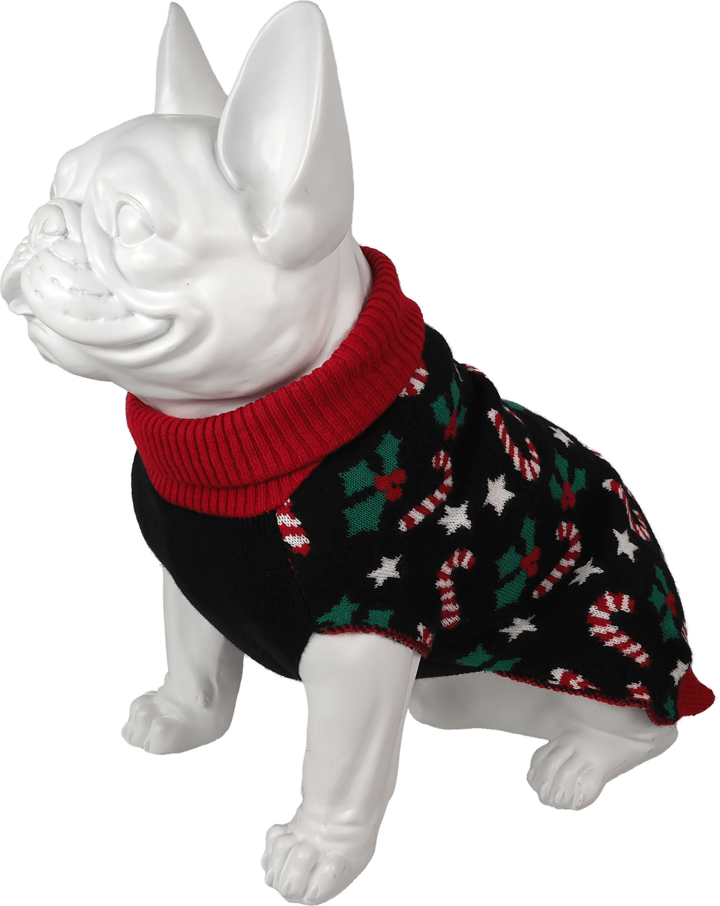 Svetr Dog Fantasy Winter Tale černý XL