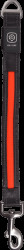 Svítící USB LED nástavec na vodítko Dog Fantasy oranžový