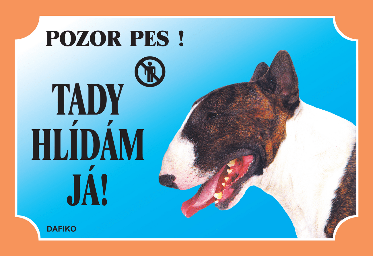 Tabulka Dafiko bulteriér