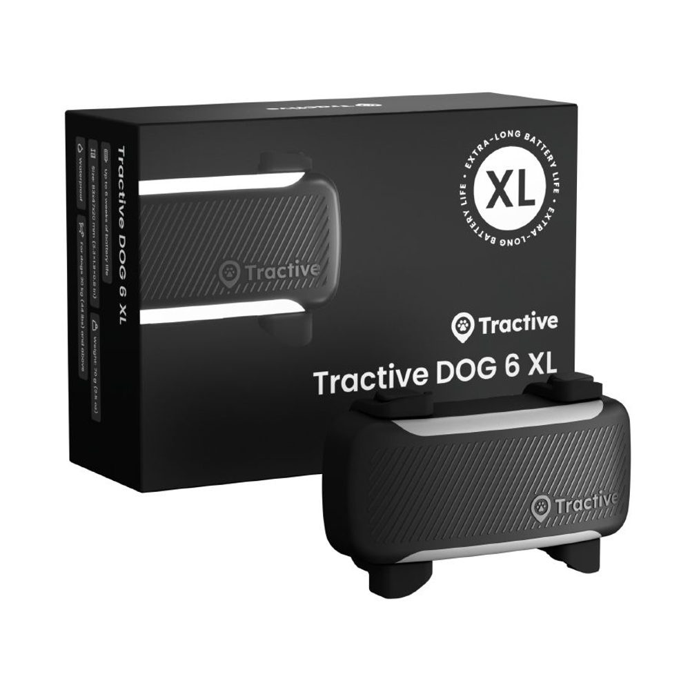 Tractive DOG 6 XL | GPS lokátor a monitor aktivity pro psy - černá | P59588