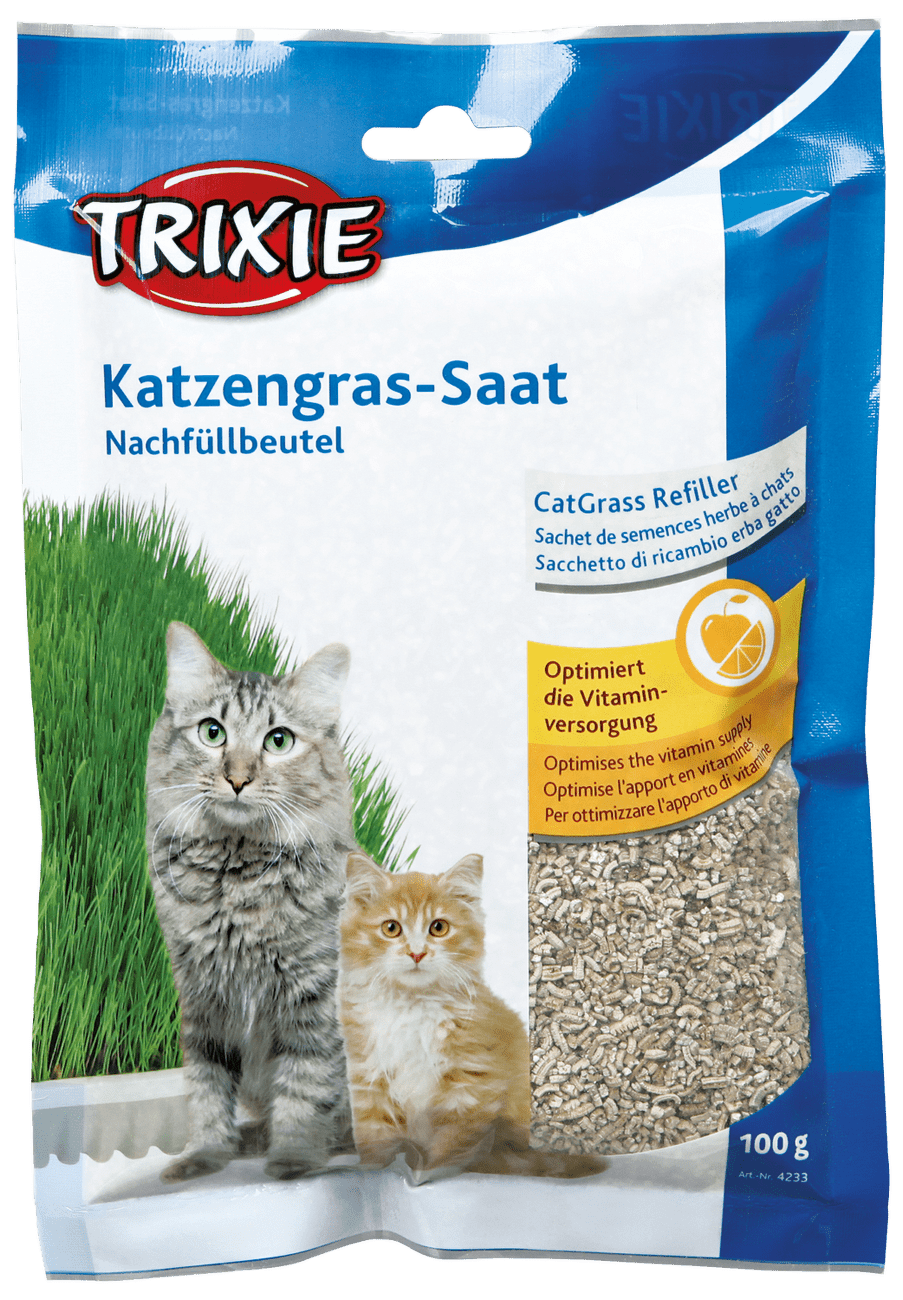 Tráva pro koťata Trixie sáček 100g