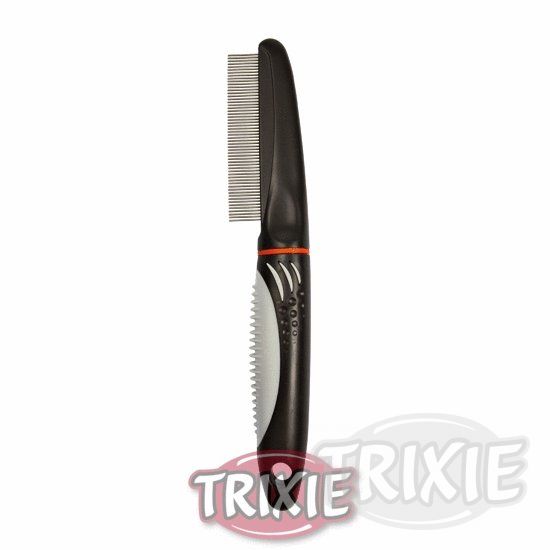Trixie DeLuxe středně hustý s protiskluzovou rukojetí 22 cm