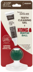 Tropiclean Enticers čistící gel na zuby pro psy s míčkem Kong S