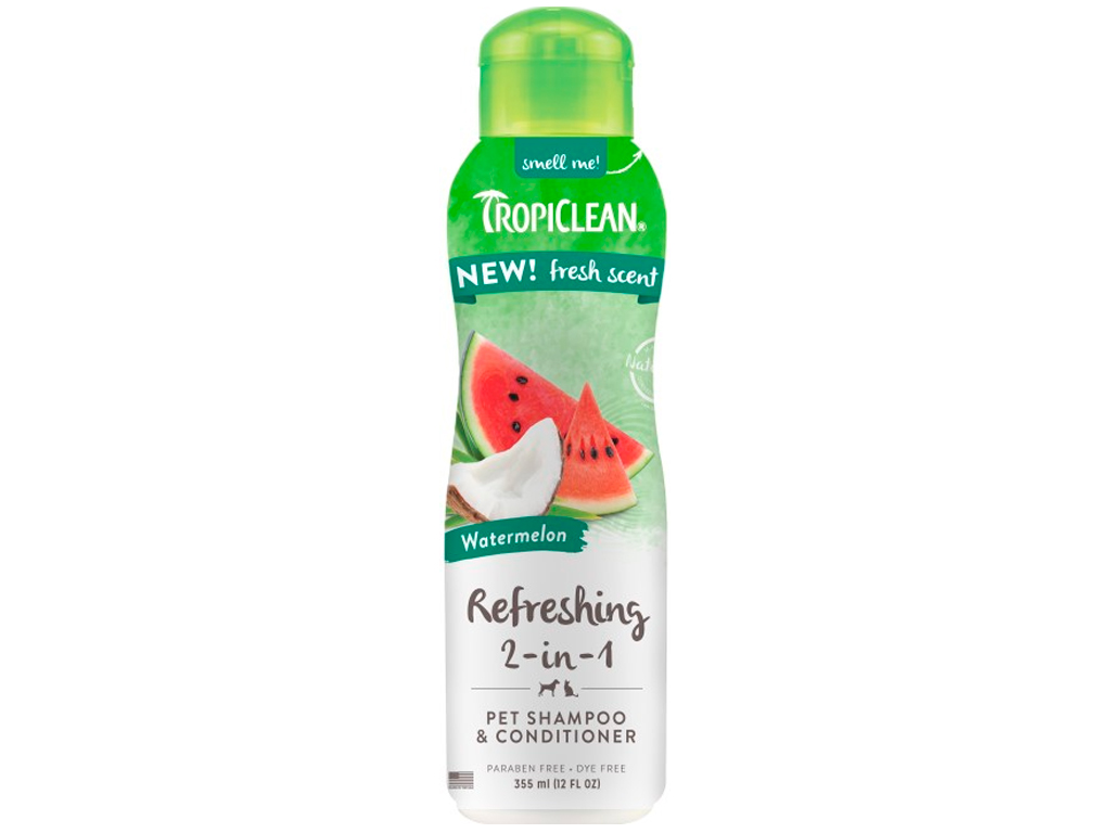 TropiClean šampon s kondicionérem meloun a kokos 355 ml