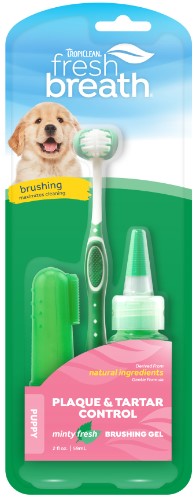 TropiClean set na čištění zubů Fresh Breath pro štěňata