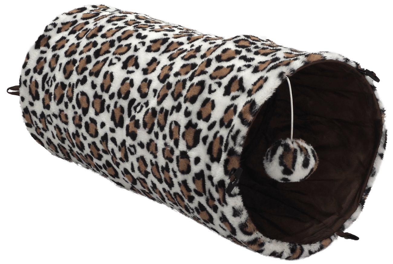 Tunel Magic Cat plyš šustící vzor leopard 50cm