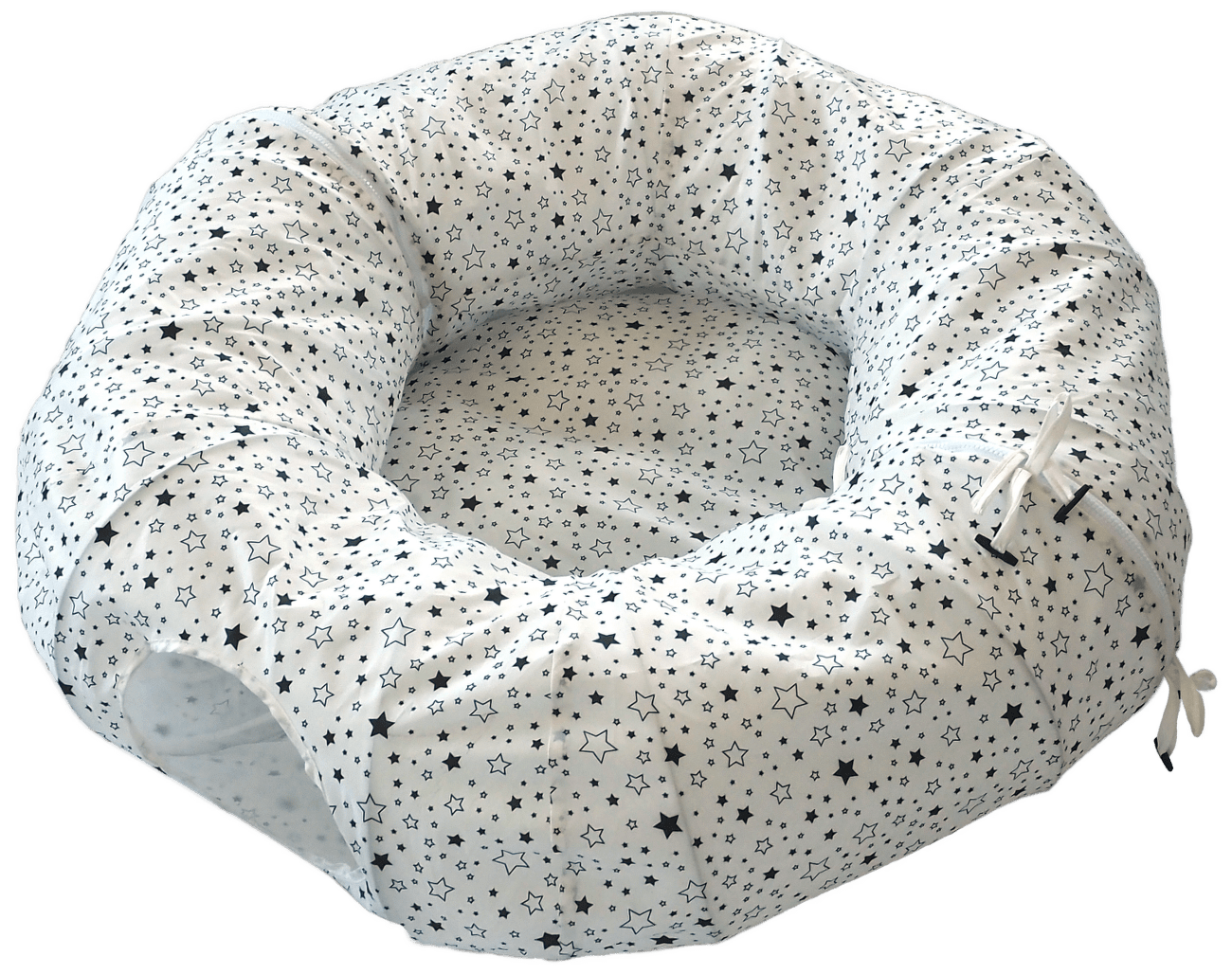 Tunel Magic Cat s polštářkem bílý 100cm
