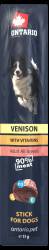 Tyčinka Ontario Stick for dogs Venison 15g
