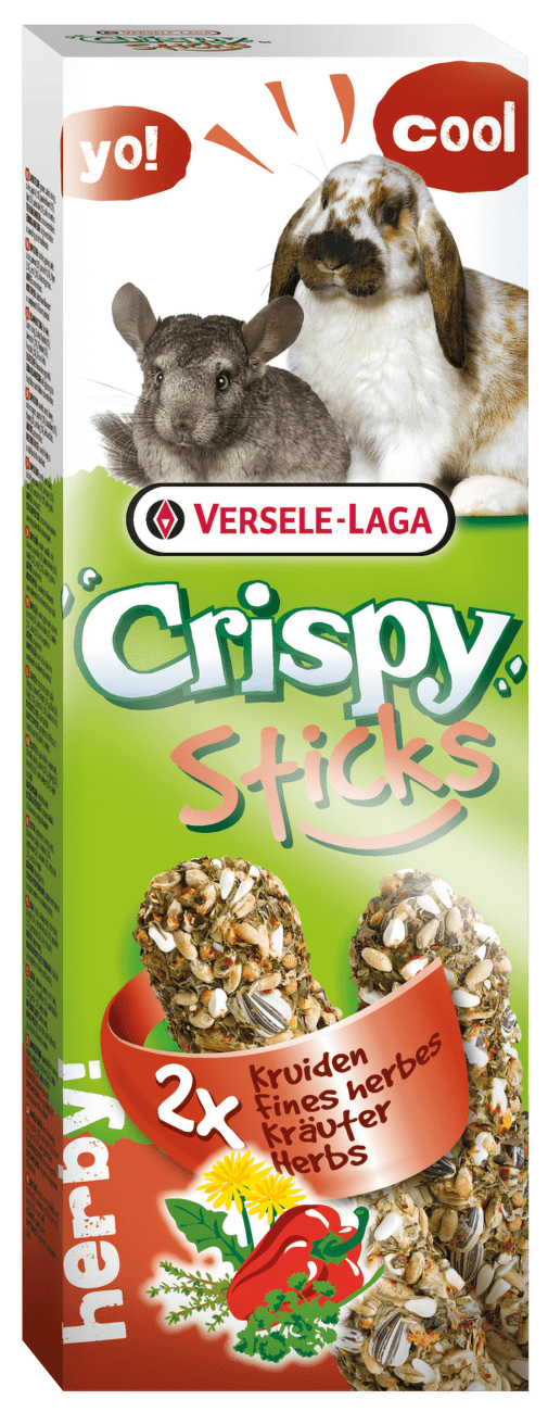 Tyčinky Versele-Laga Crispy s bylinami pro králíky a činčily 110g