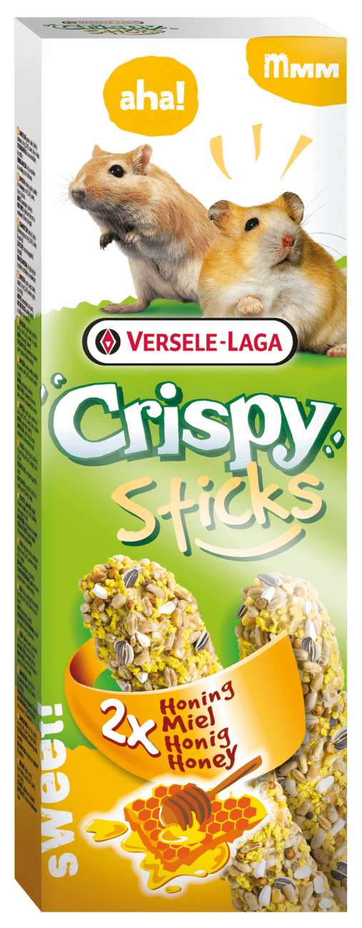 Tyčinky Versele-Laga Crispy s medem pro křečky a pískomily 110g
