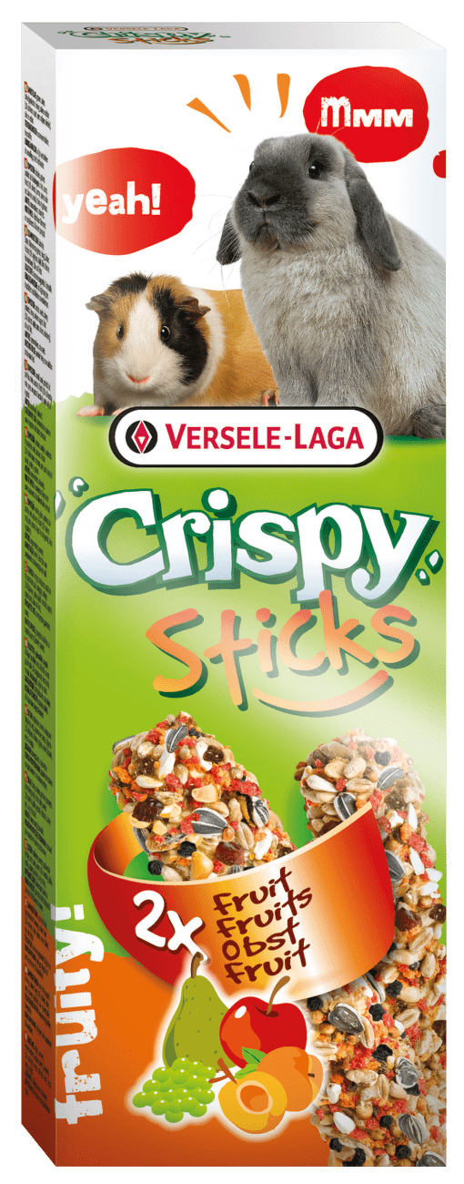 Tyčinky Versele-Laga Crispy s ovocem pro králíky a morčata 110g