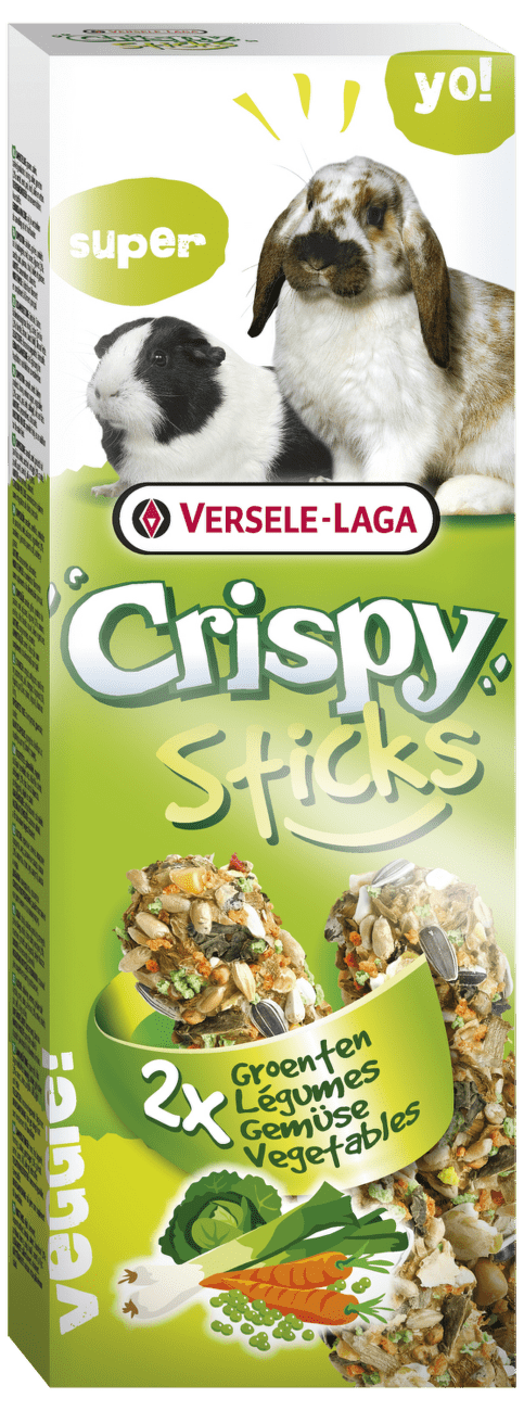 Tyčinky Versele-Laga Crispy se zeleninou pro králíky a morčata 110g