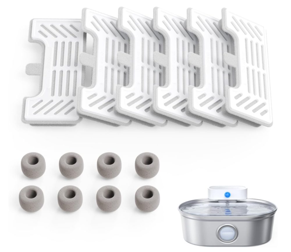 UahPet Filtr pro fontánu Pro z nerezové oceli, 6ks v balení | P55225