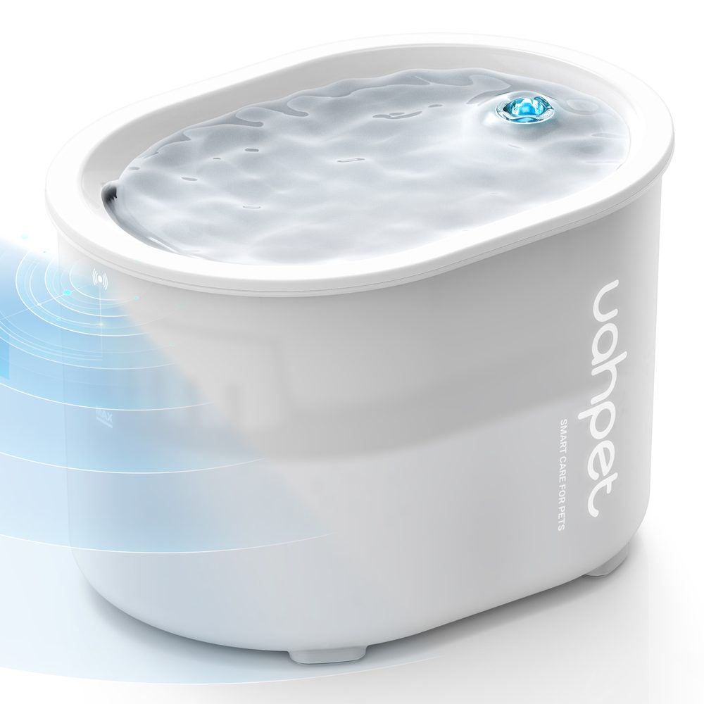 UahPet Glow | Fontána pro psy a kočky - bílá | P55222