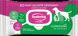Ubrousky Inodorina antibakteriální Baby Powder 40ks
