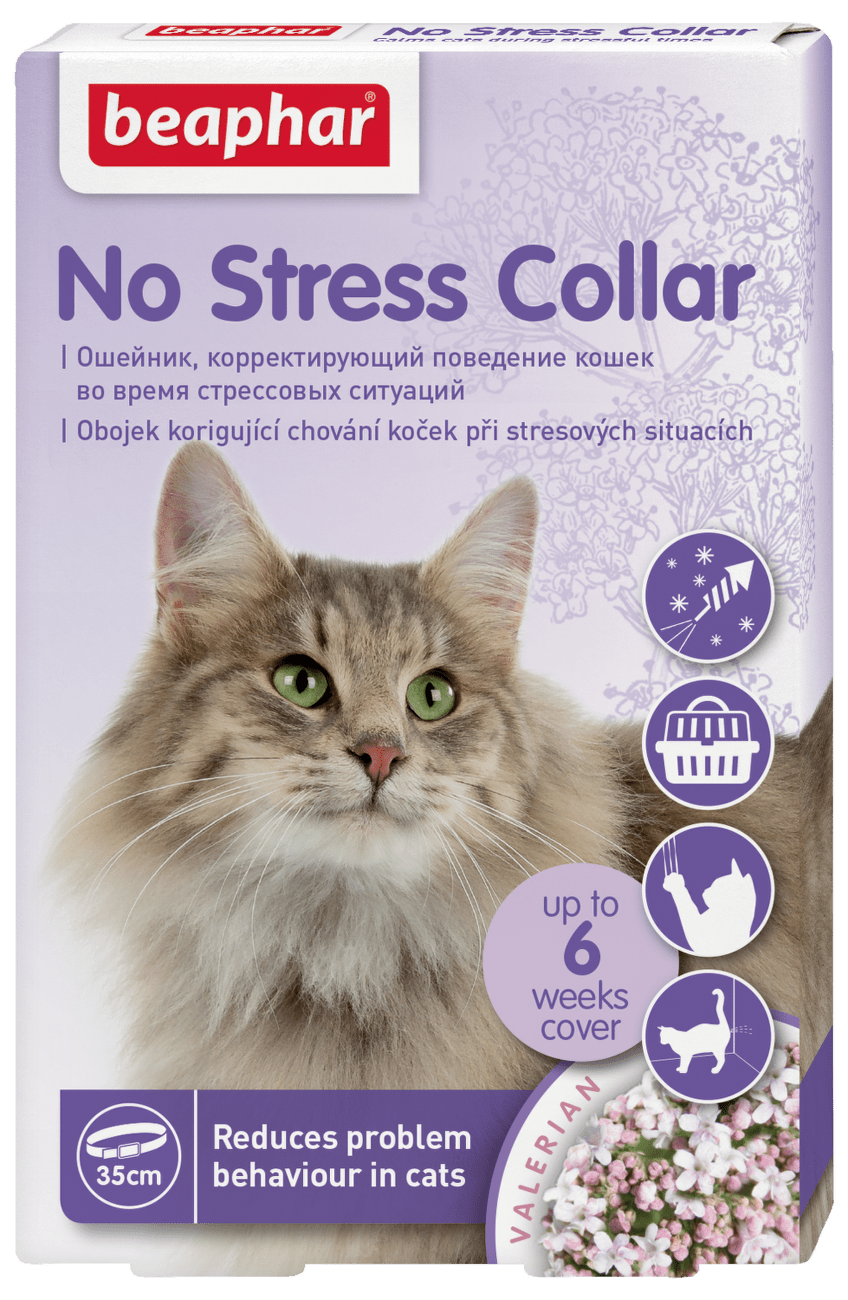 Uklidňující obojek pro kočky Beaphar No Stress 35 cm