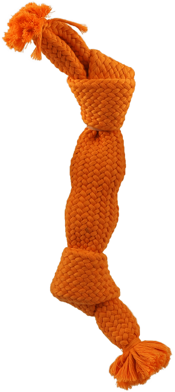 Uzel Dog Fantasy pískací 2 knoty 35cm oranžový
