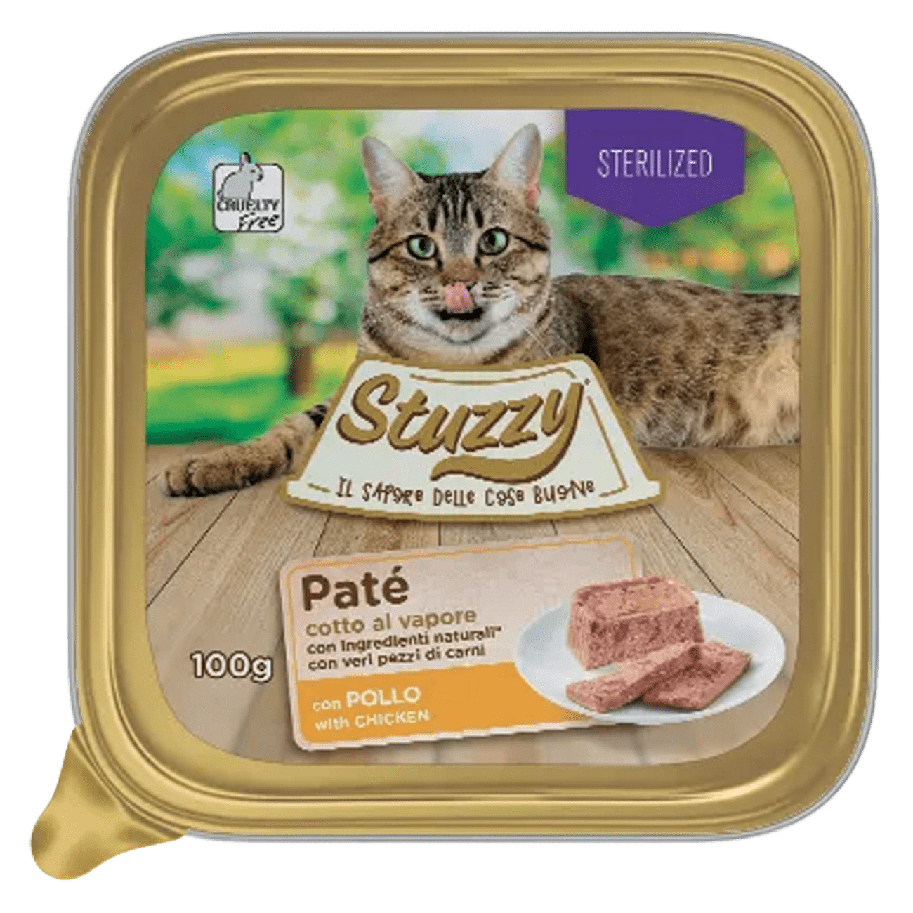 Vanička MISTER STUZZY pro sterilizované kočky kuřecí 100g