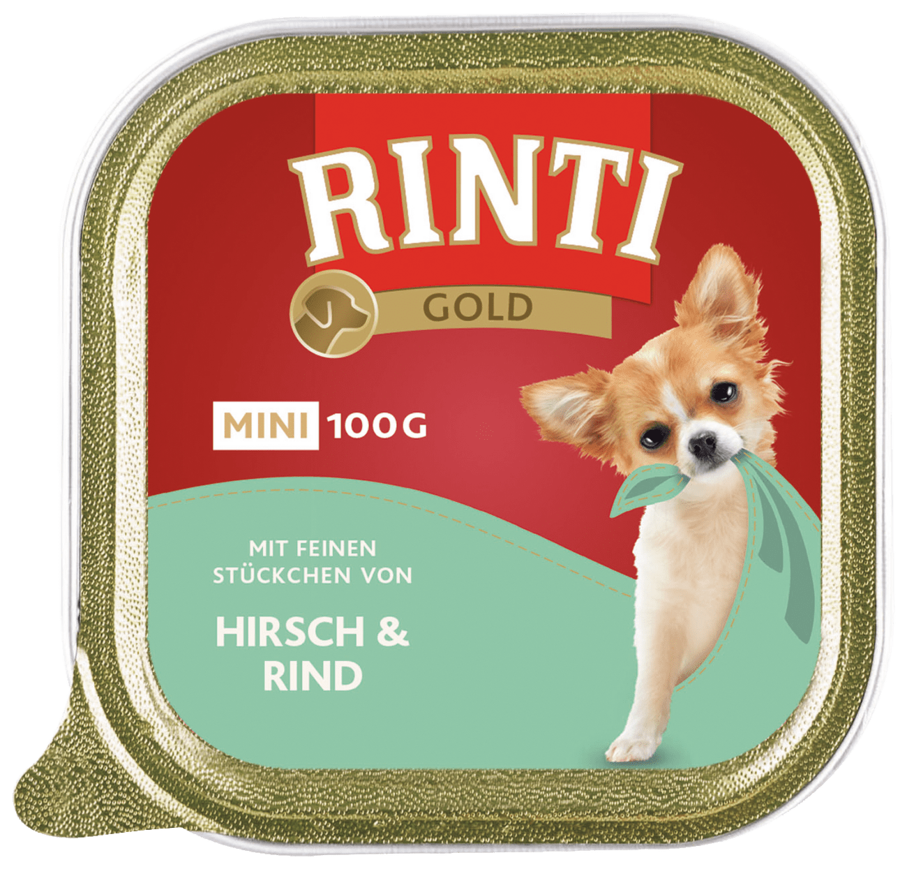 Vanička Rinti Gold Mini jelen + hovězí 100g