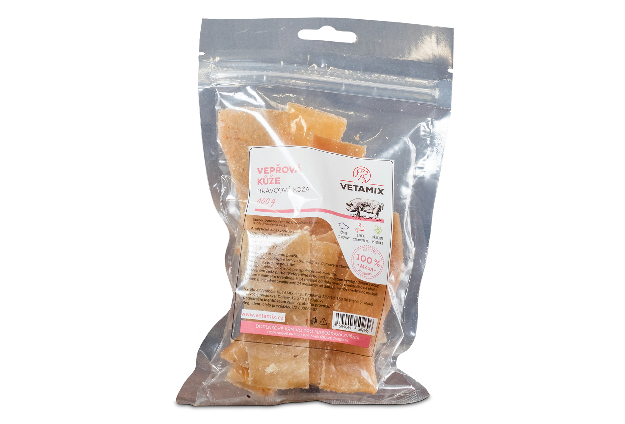 Vetamix vepřová kůže 100 g