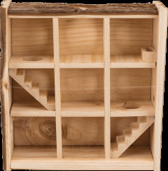 Věž a bludiště Natural Living Trixie pro myši a zakrslé křečky 3 podlaží 30 x 30 x 10 cm