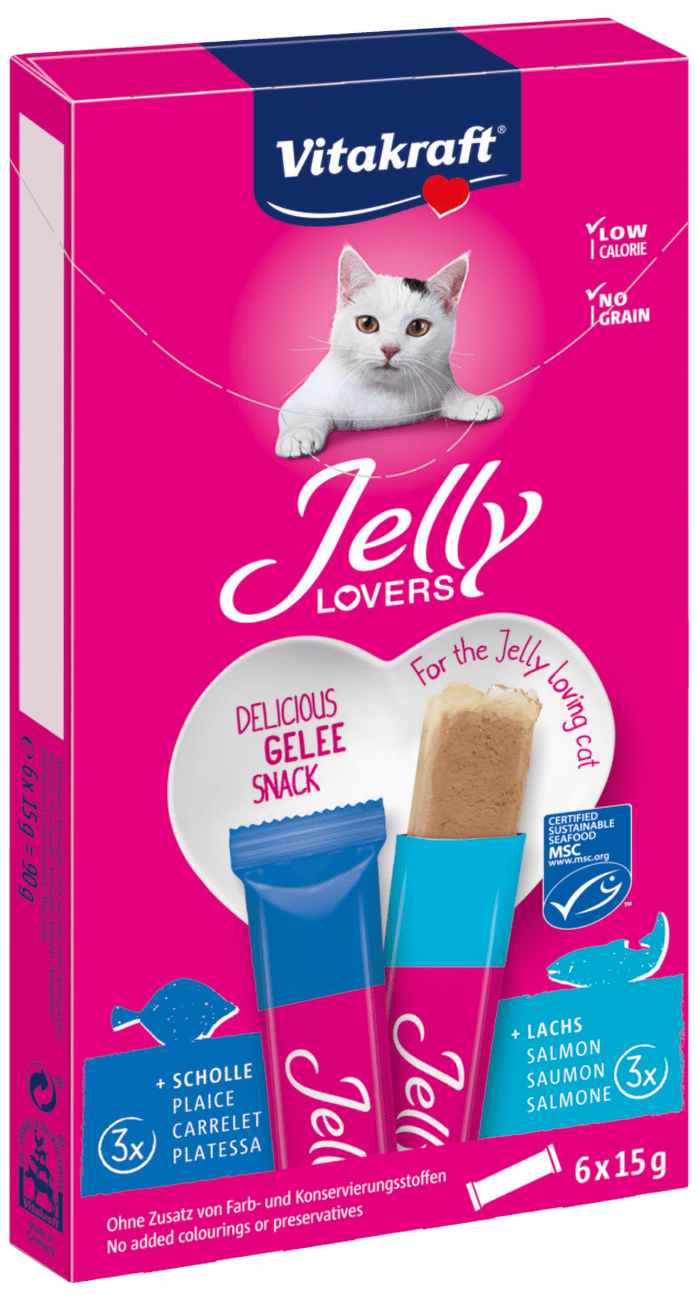 Vitakraft Jelly Lovers losos a treska 6x15g