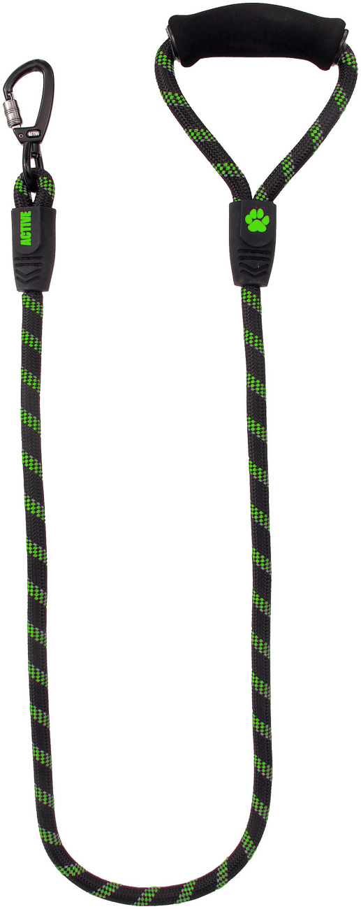 Vodítko Active Dog Sport L limetka 1,3x120cm