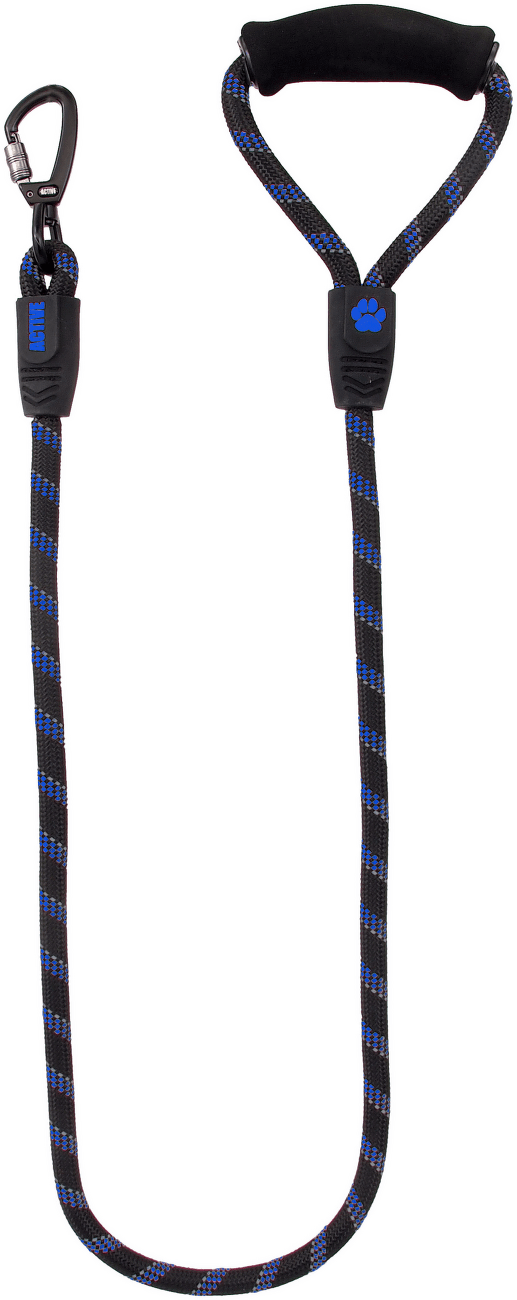 Vodítko Active Dog Sport L modré 1,3x120cm