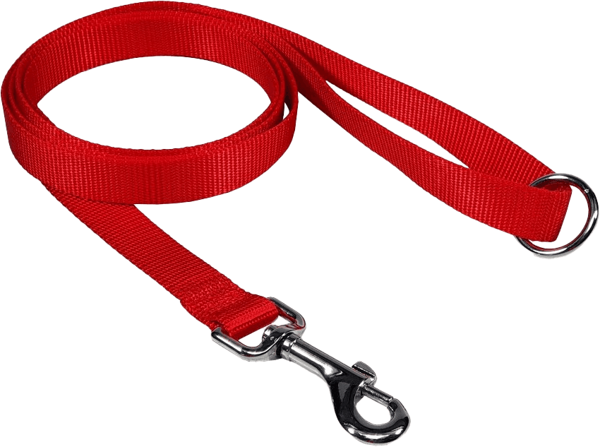 Vodítko BaF nylon červené 2x150cm