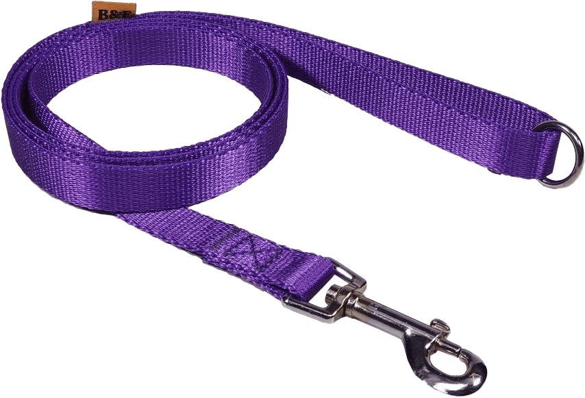 Vodítko BaF nylon fialové 2x150cm