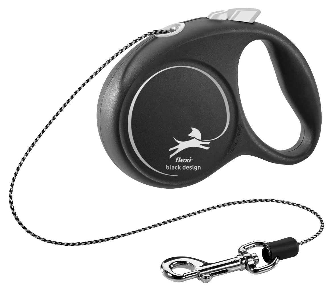 Vodítko Flexi Black Design lanko XS 3m černé