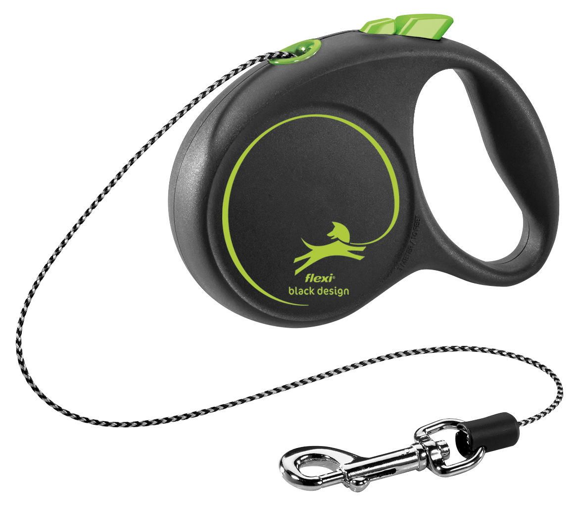 Vodítko Flexi Black Design lanko XS 3m zelené