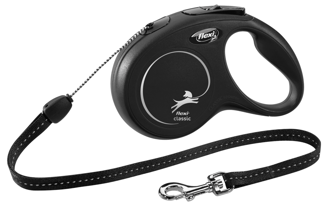 Vodítko FLEXI Classic New lanko černé S