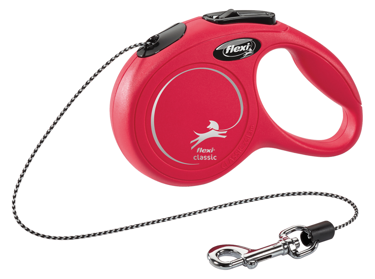Vodítko FLEXI Classic New lanko červené XS