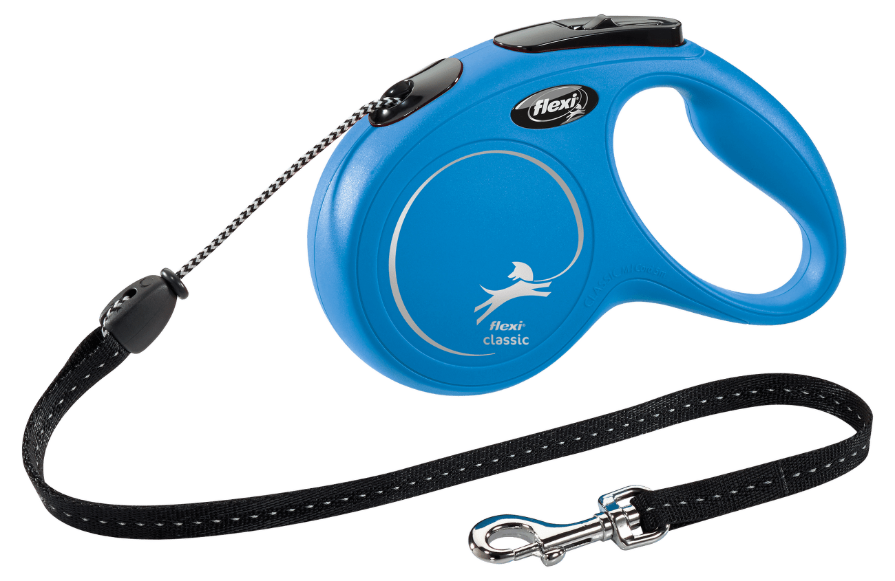 Vodítko FLEXI Classic New lanko modré M