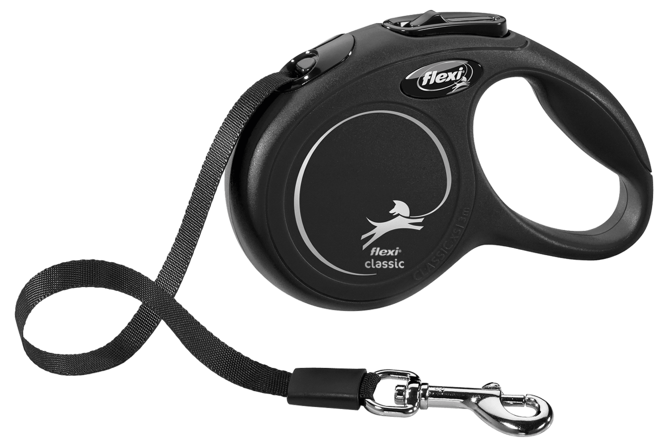 Vodítko FLEXI Classic New páska černé XS